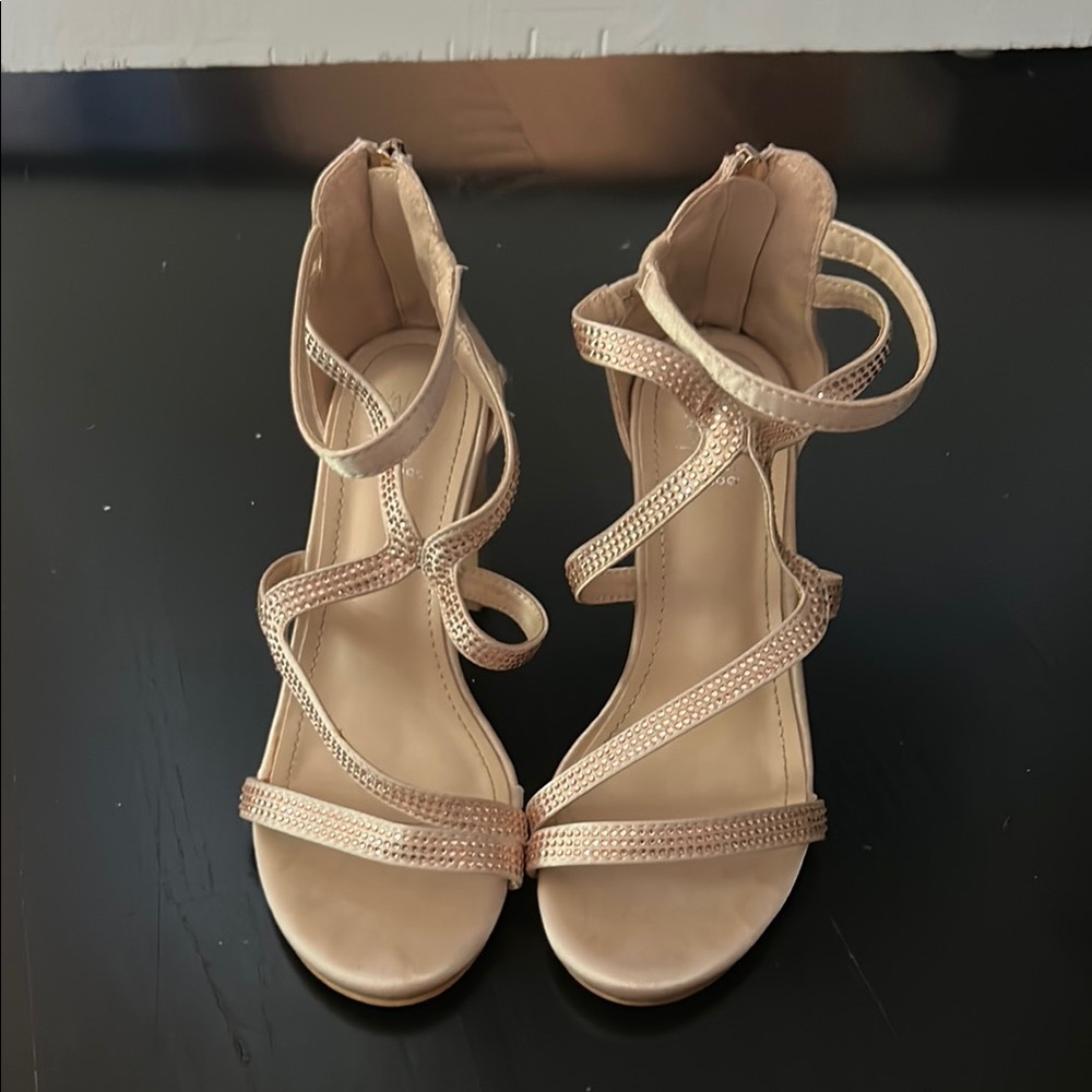 Strappy Heels - Blush